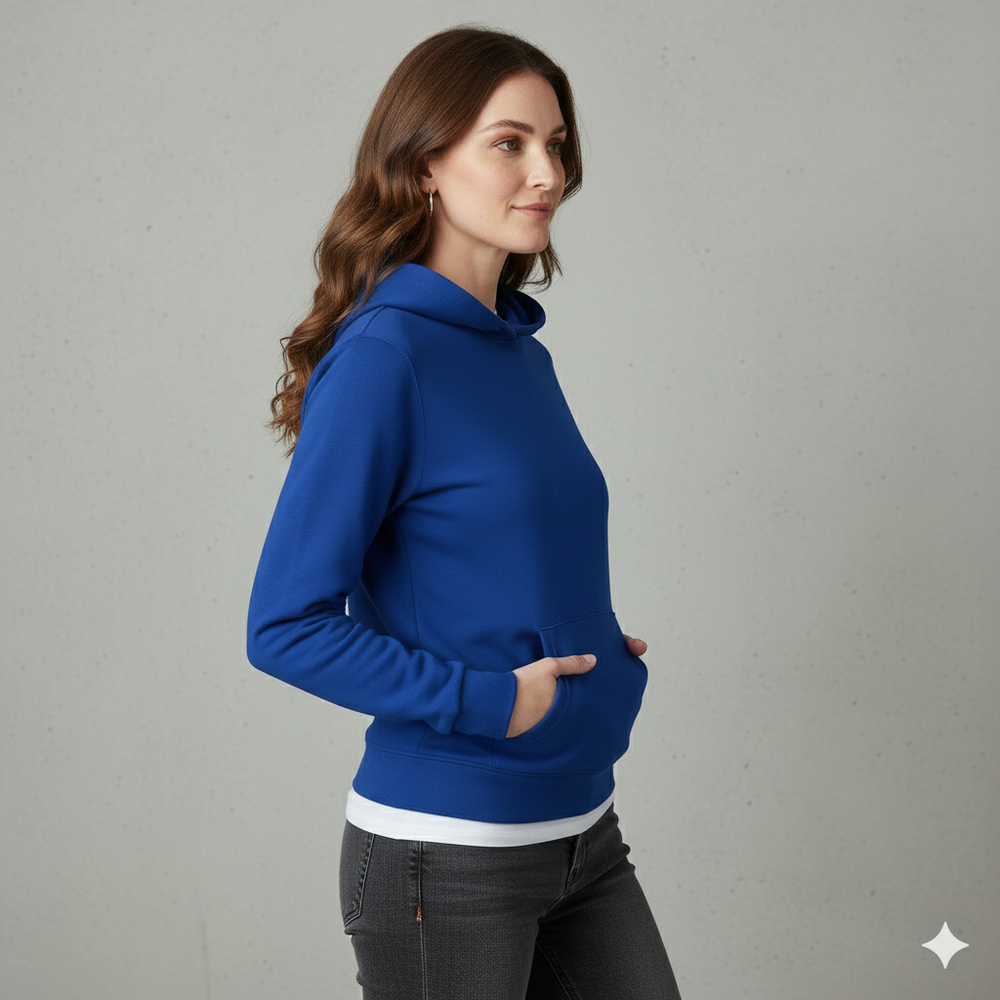 Lässiger Damen Hoodie mit Rückendruck