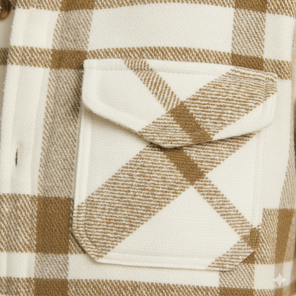 Herren Karohemd mit Kapuze | Warm & Lässig für Herbst & Winter