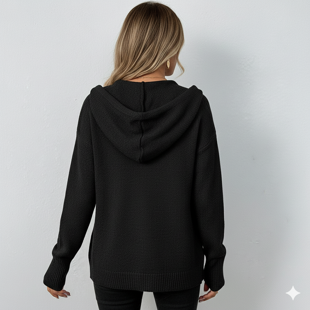 Lässiger Damen Strickjacke mit Knopfleiste | Herbst Winter