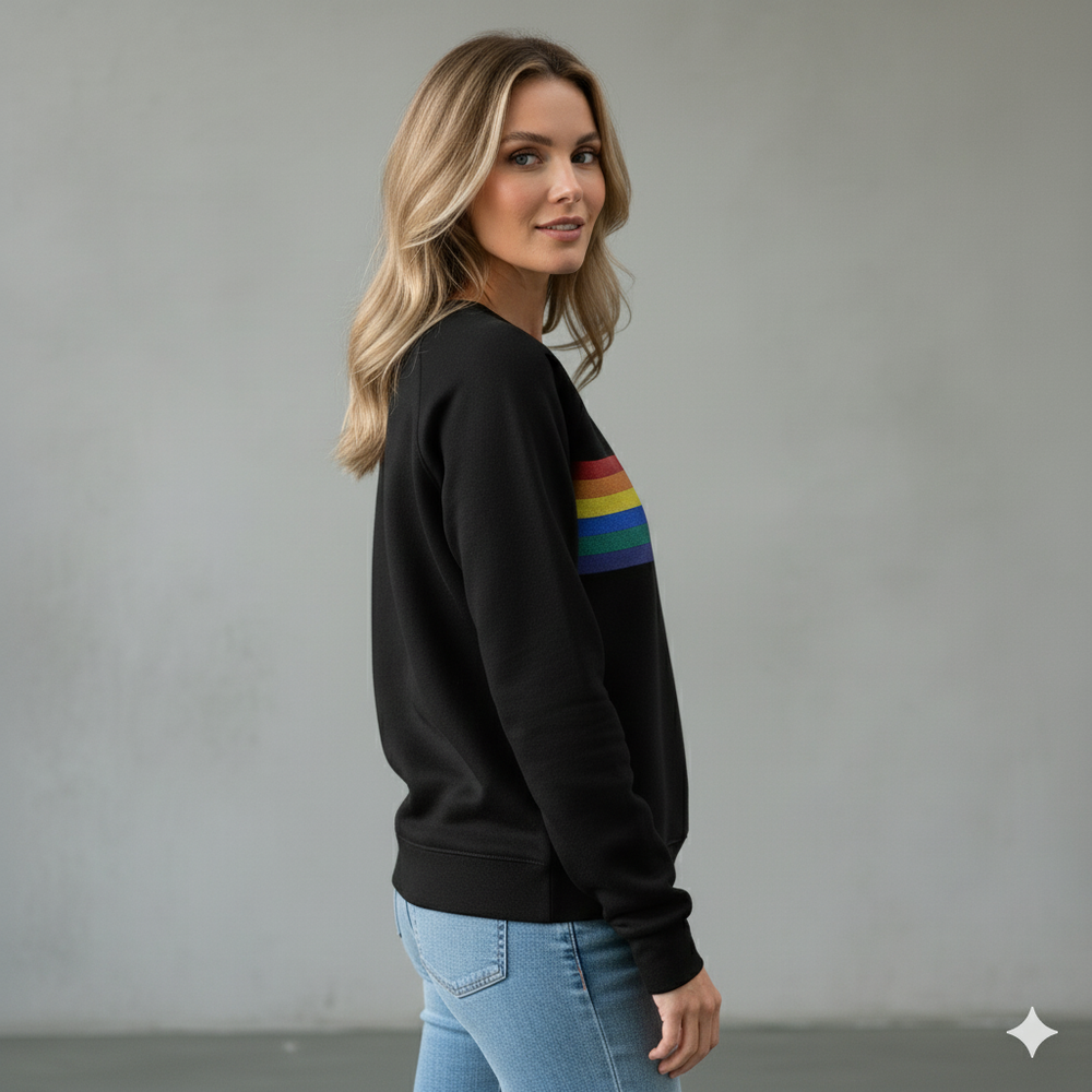 Damen Pullover mit Rundhalsausschnitt | Gestreift & Freizeit