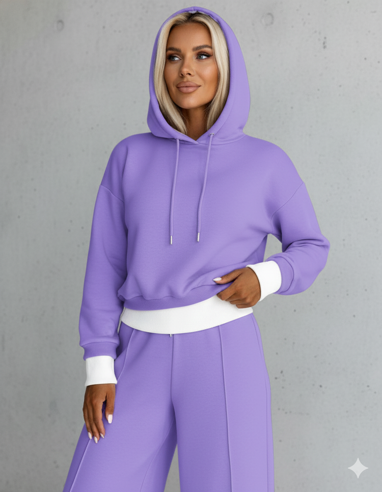 Damen Hoodie mit Kapuze | Zweiteilig & Freizeit