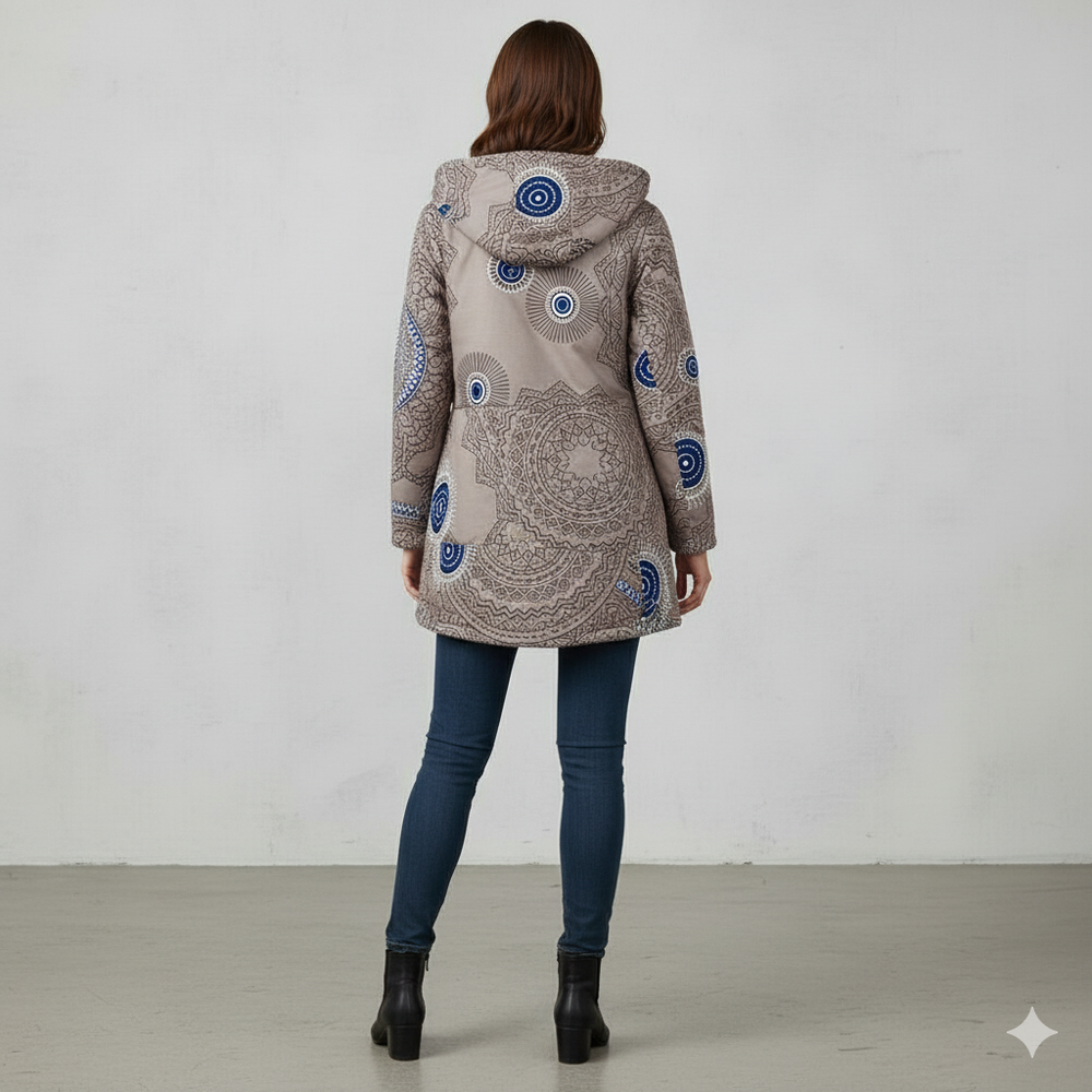 Damen Fleecejacke mit Kapuze | Plüsch & Kuschelig | Herbst/Winter