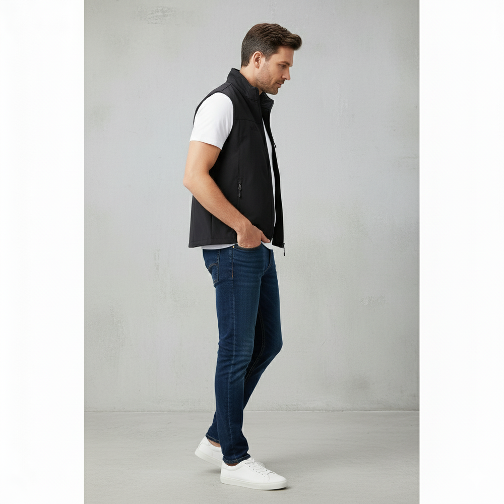 Herren Outdoor Weste mit Reißverschluss | Leicht & Atmungsaktiv