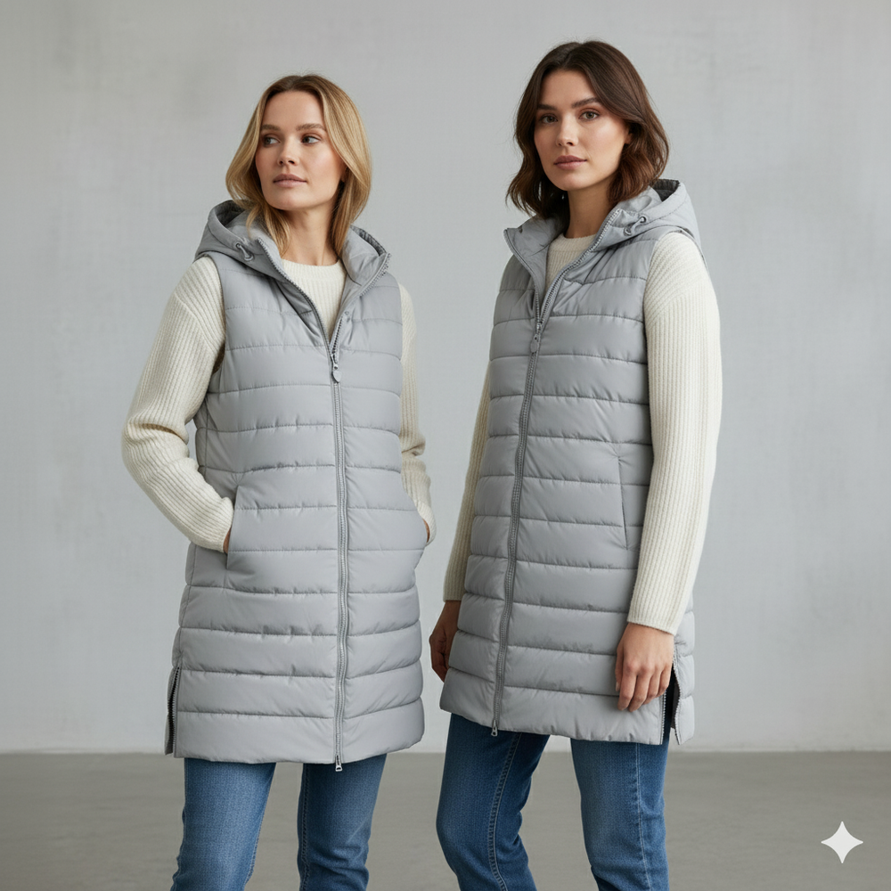 Damenweste mit Kapuze | Leicht & Warm für Herbst/Winter