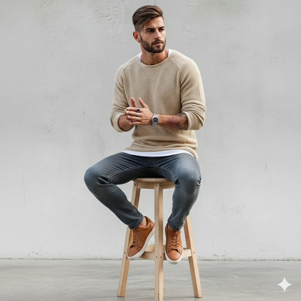 Lässiger Herren Sweater | Bequem & Stylisch | Freizeit