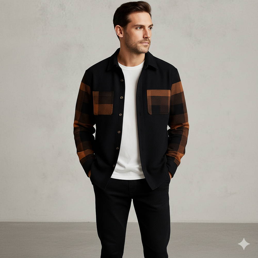 Herren Kariertes Freizeithemd | Leicht & Atmungsaktiv Herbst