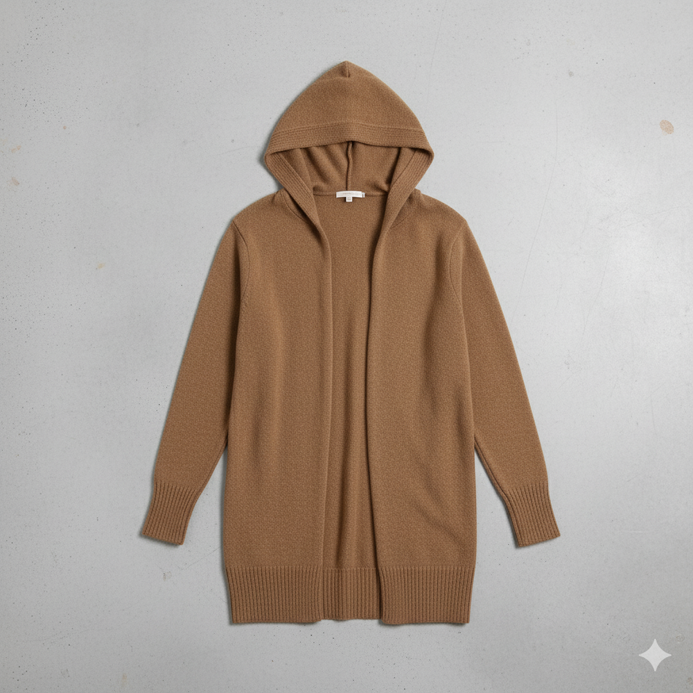 Damen Strickjacke mit Kapuze | Lässig & Übergang