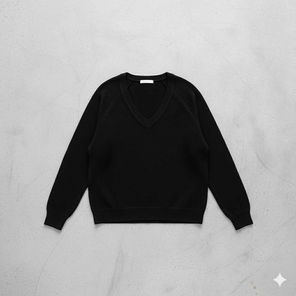 Damen Strickpullover mit V Ausschnitt | Locker & Freizeit