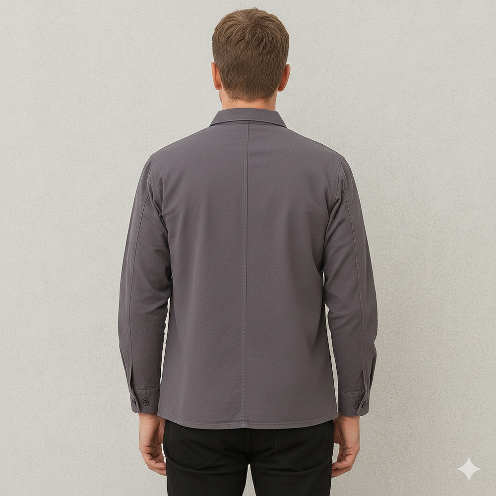 Herren Freizeithemd langarm | Modern mit Brusttasche