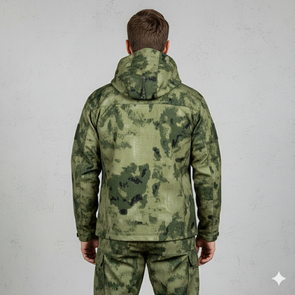 Herren Outdoor Taktikanzug mit Kapuze | Wasserabweisend & Winter