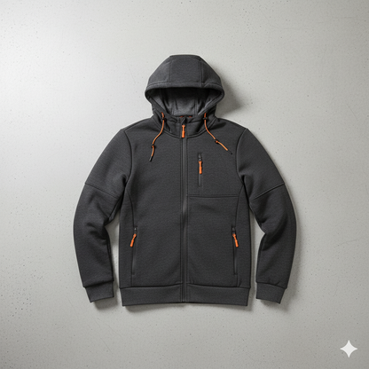 Fleecejacke für Herren mit Kapuze | Warm & Bequem | Herbst
