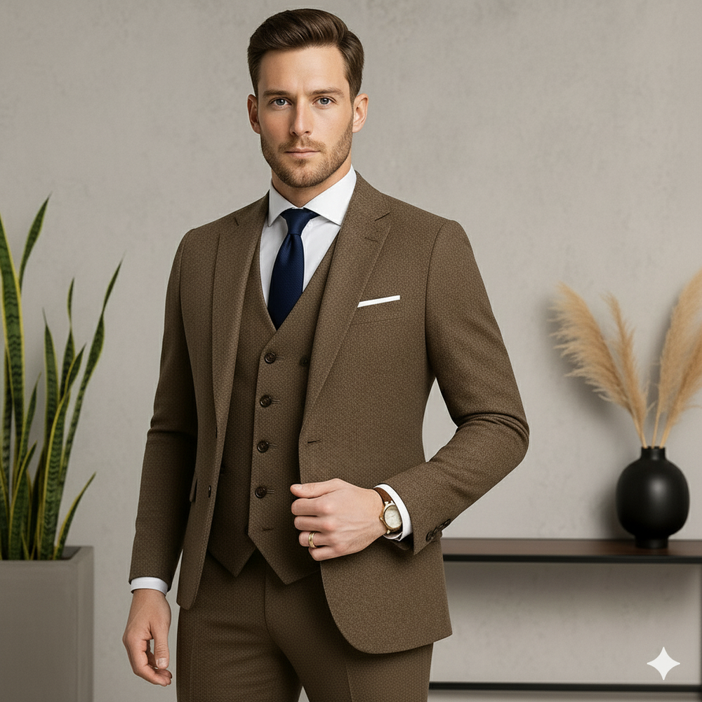 Herren Anzug 3-teilig Slim Fit | Business & Hochzeit