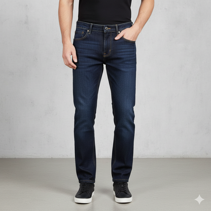 Herren Jeans Regular Fit | Bequem & Elastisch für Alltag & Business