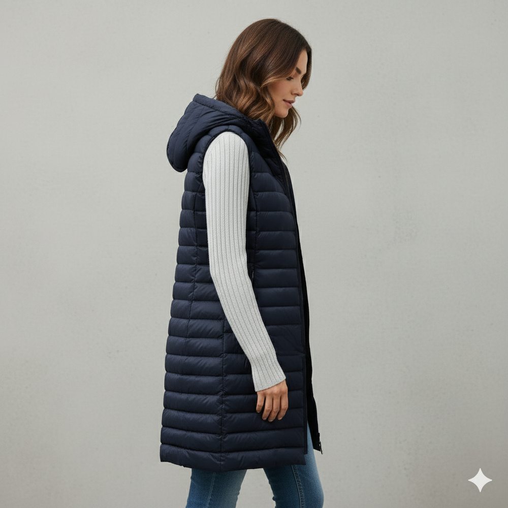 Damenweste mit Kapuze | Leicht & Warm für Herbst/Winter