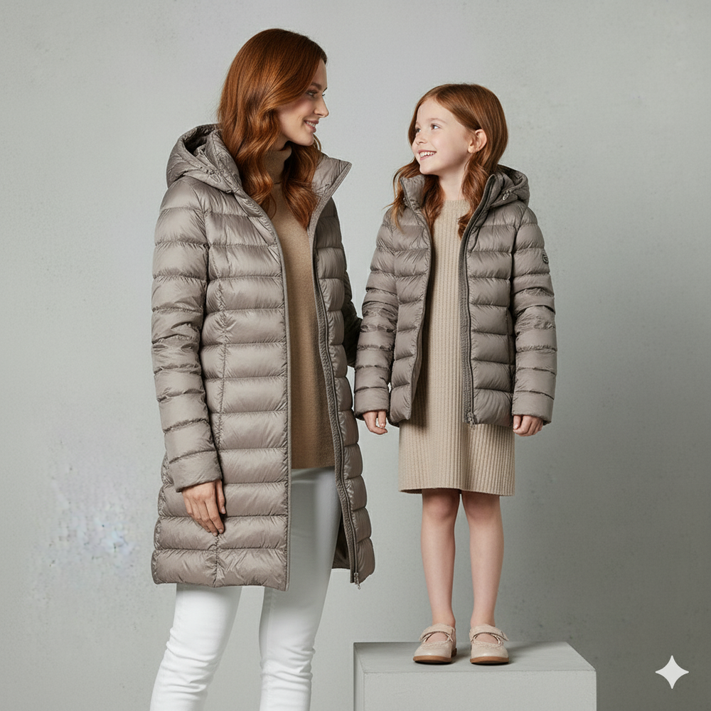 Damen Daunenjacke mit Kapuze | Leicht & Warm | Winter