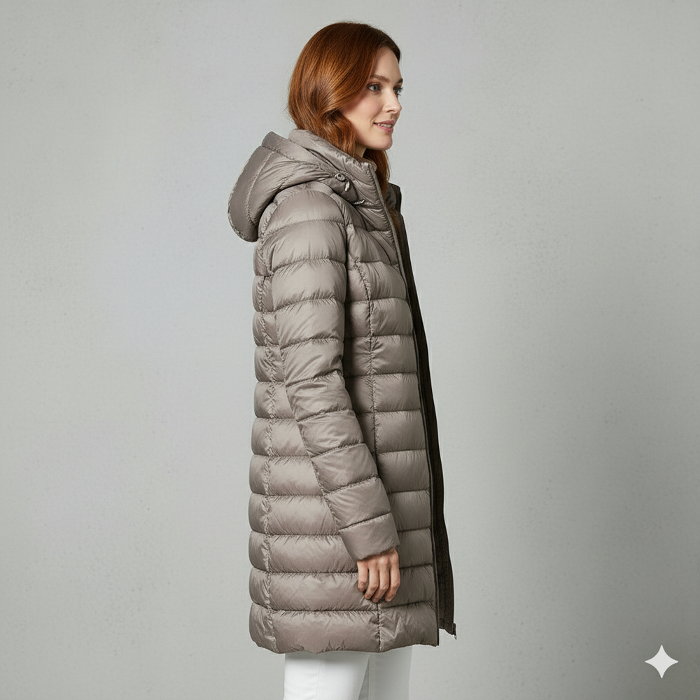 Damen Daunenjacke mit Kapuze | Leicht & Warm | Winter
