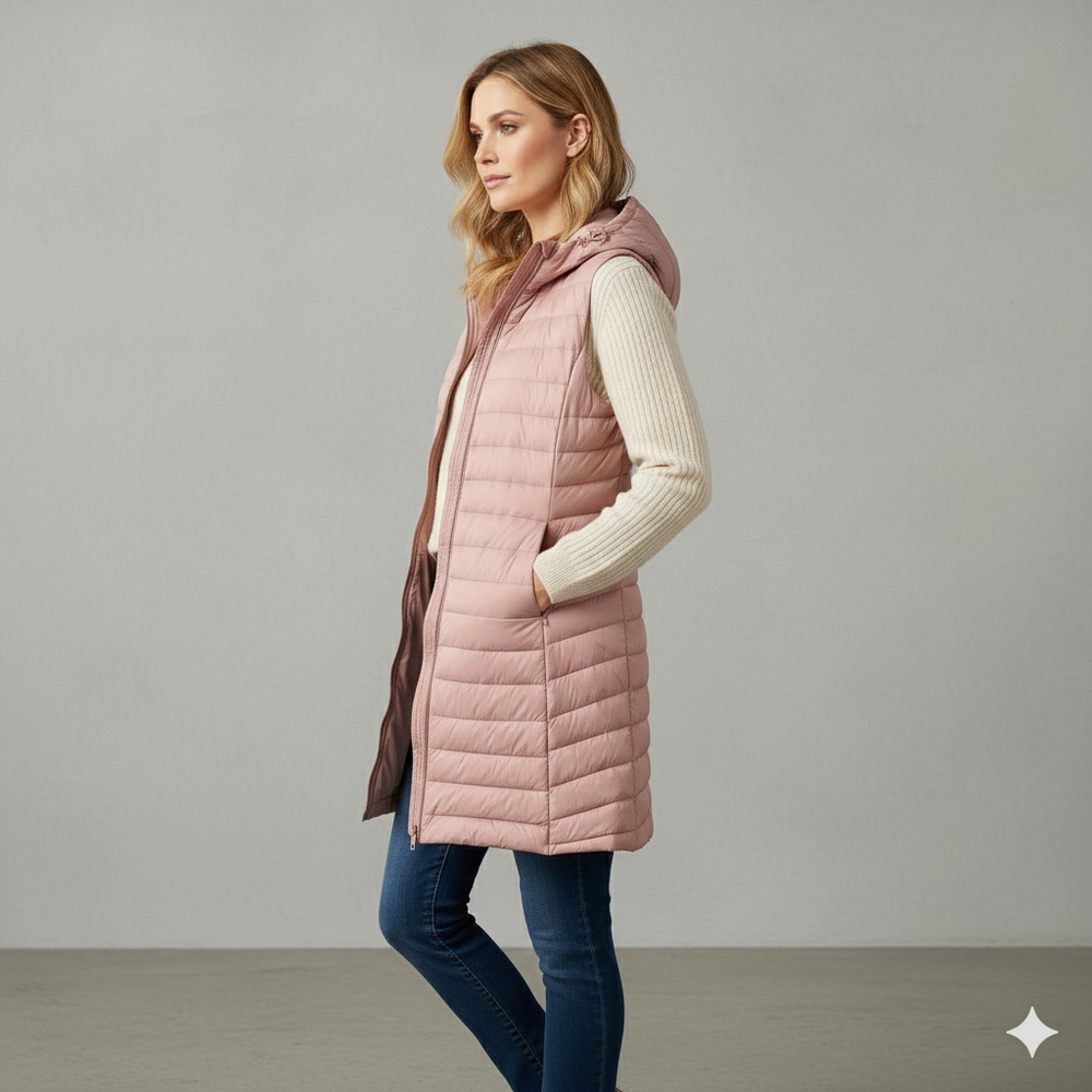 Damenweste mit Kapuze | Leicht & Warm für Herbst/Winter