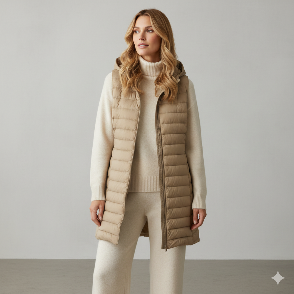 Damenweste mit Kapuze | Leicht & Warm für Herbst/Winter