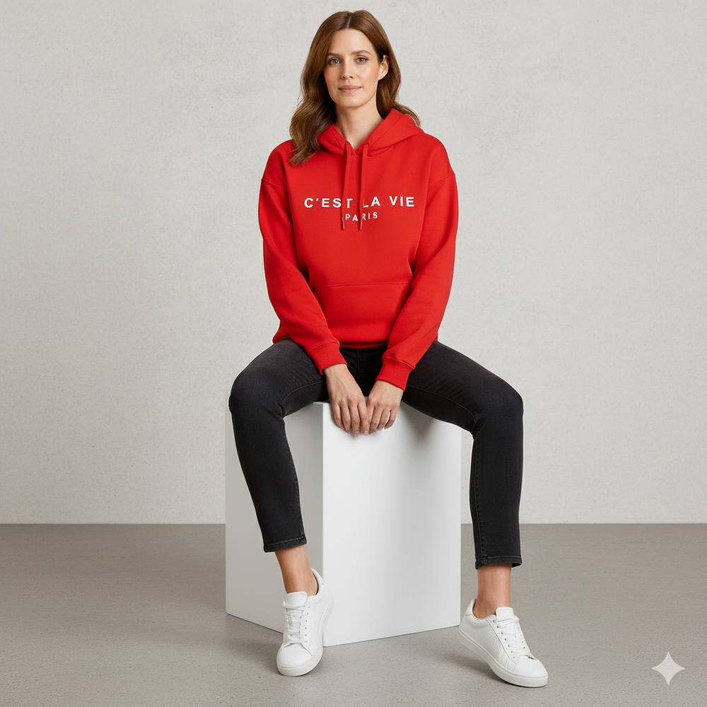 Damen Hoodie mit Print | Lässig & Bequem