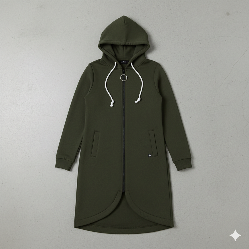 Damen Sweatjacke mit Kapuze & Reißverschluss | Herbst/Winter