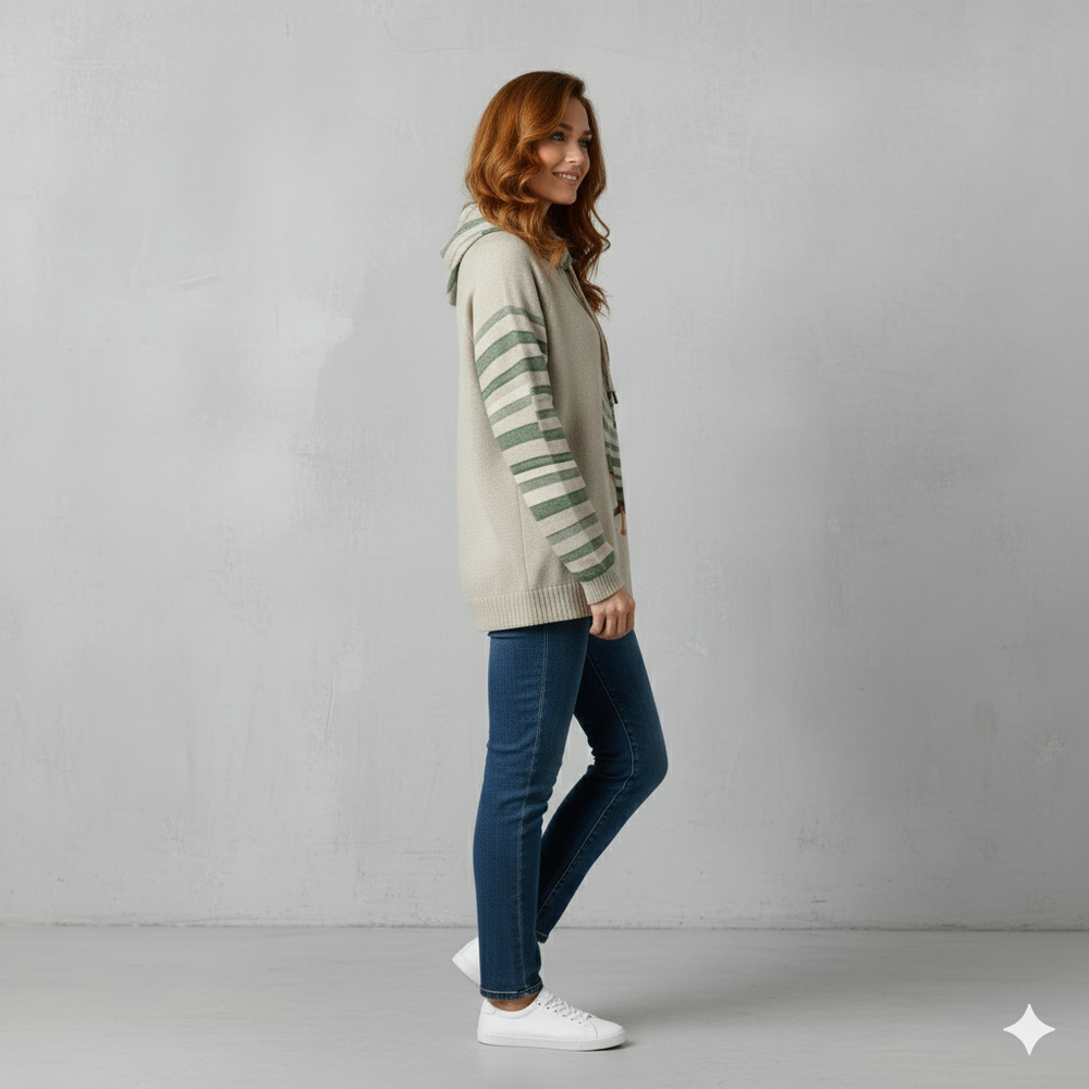 Weicher Damen Hoodie mit Tierprint