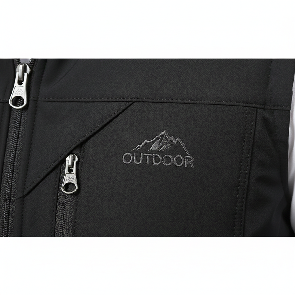 Herren Freizeitweste mit Reißverschluss | Leicht & Atmungsaktiv | Herbst