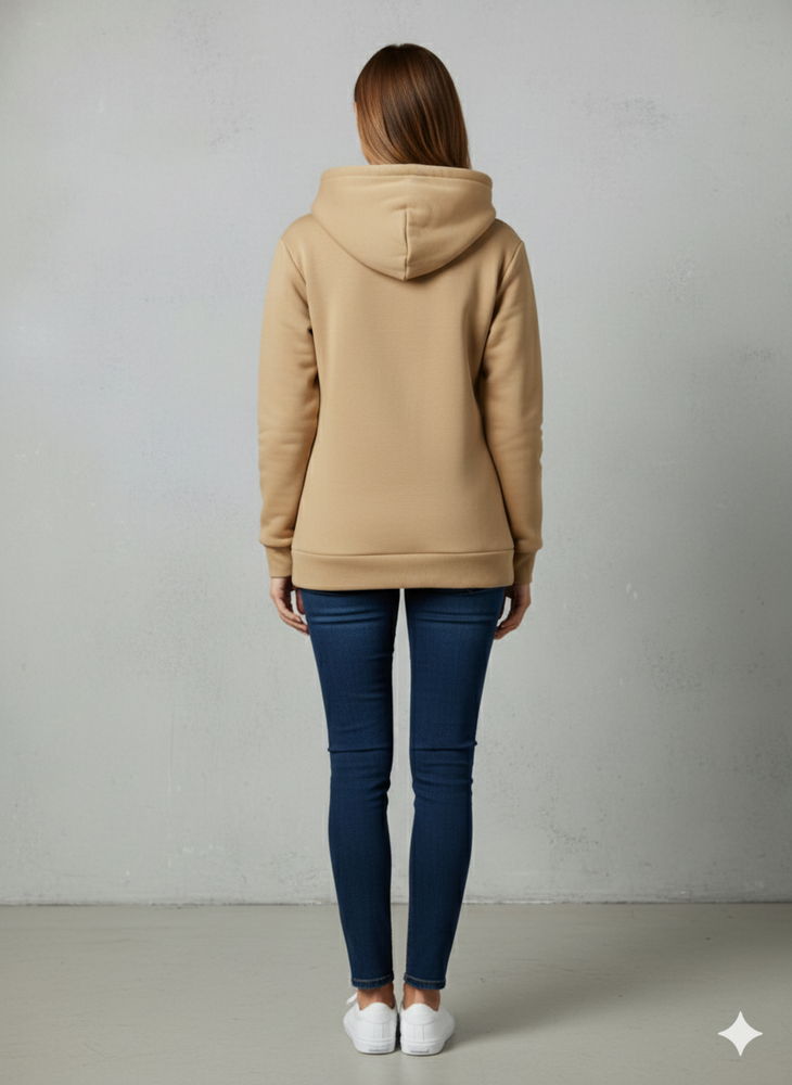 Kuscheliger Damen Hoodie mit Teddyfutter