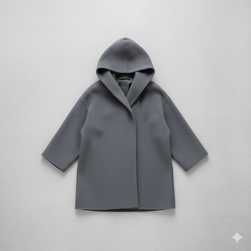 Damen Wollmantel Figurbetont Elegant | Stehkragen | Herbst Winter