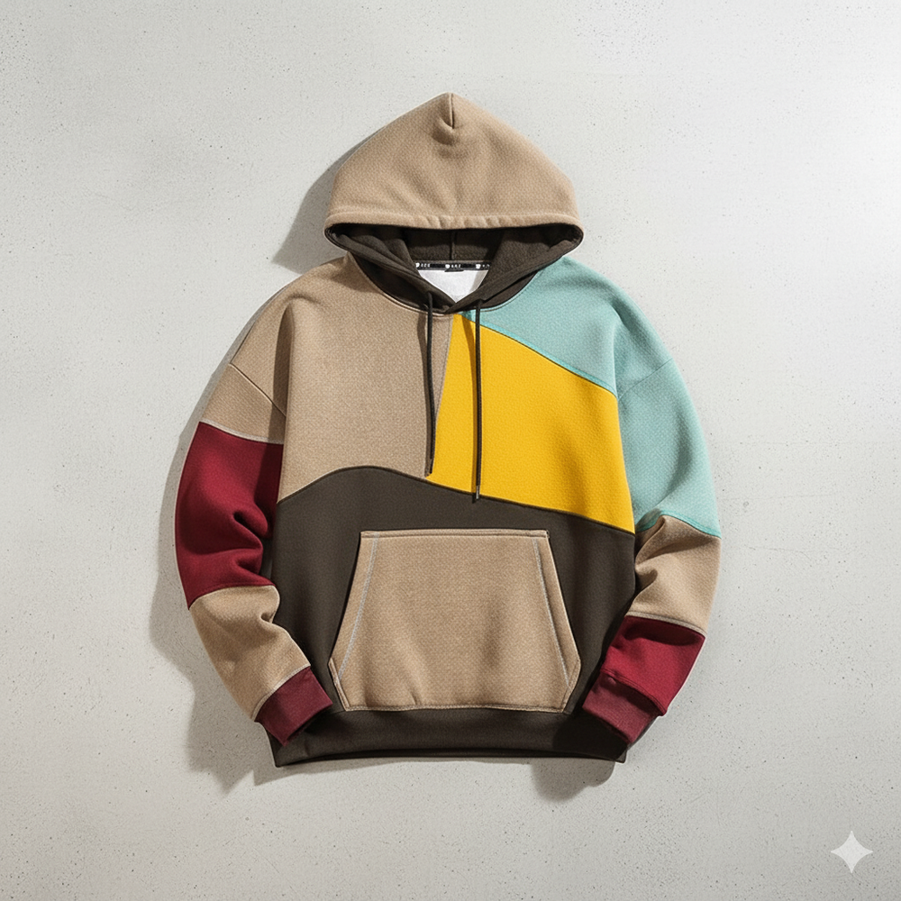 Stylischer Herren Hoodie | Muster & Casual | Herbst