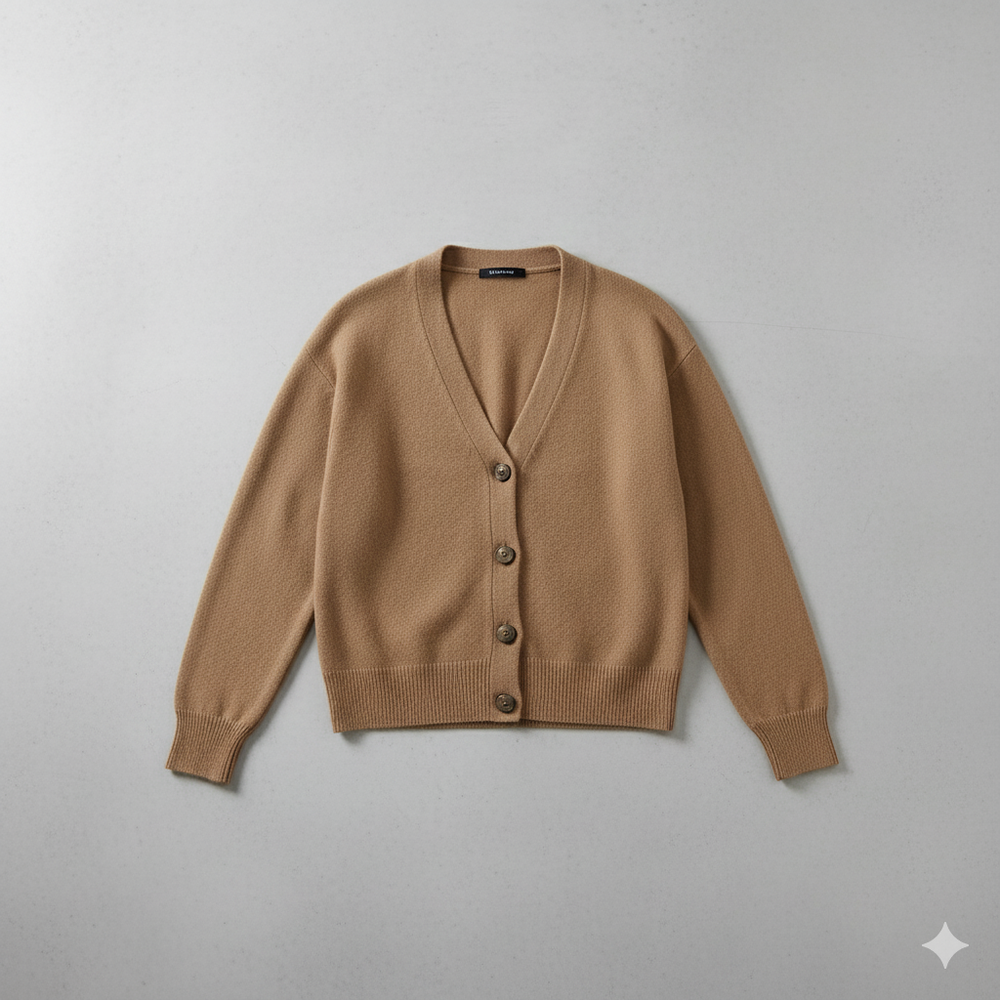 Damen Strickjacke mit V-Ausschnitt | Herbst & Übergang