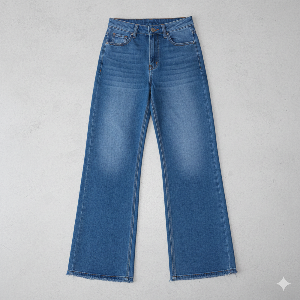 Damenjeans High Waist | Gerade & Bequem für Alltag