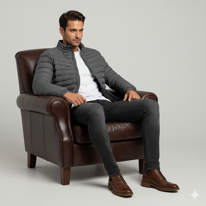 Leichte Herren Steppjacke | Herbst Winter Übergang
