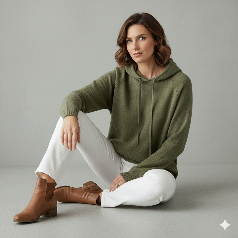 Weicher Damen Kapuzenpullover