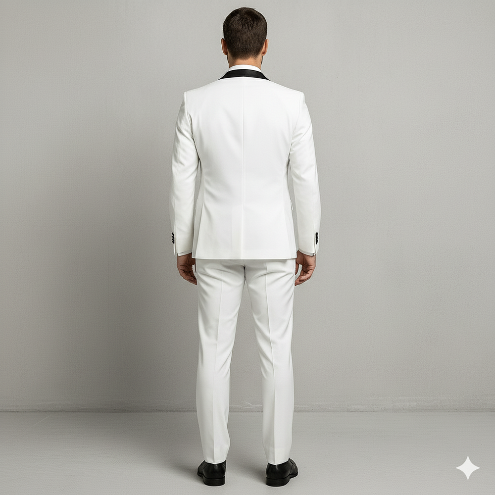 Herren 3-teiliger Anzug Slim Fit | Business Hochzeit Smoking