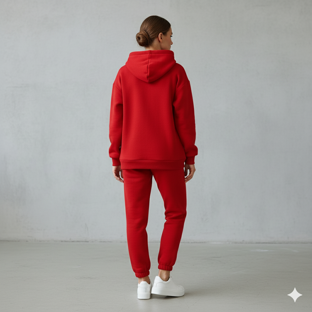 Warmer Damen Hoodie Zweiteiler | Bequem für Herbst & Winter