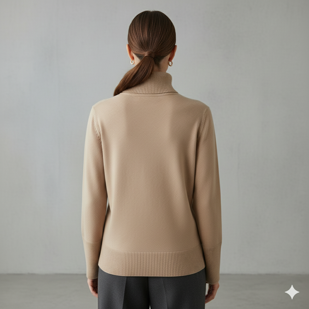 Kuscheliger Damen Rollkragenpullover | Herbst Winter