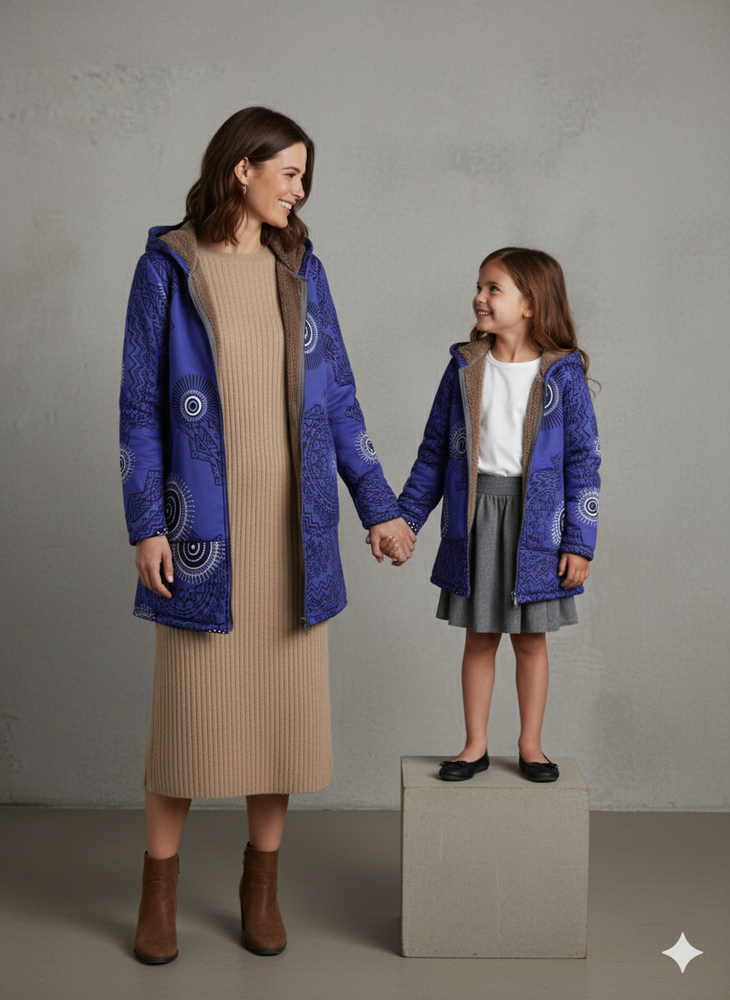 Damen Fleecejacke mit Kapuze | Plüsch & Kuschelig | Herbst/Winter