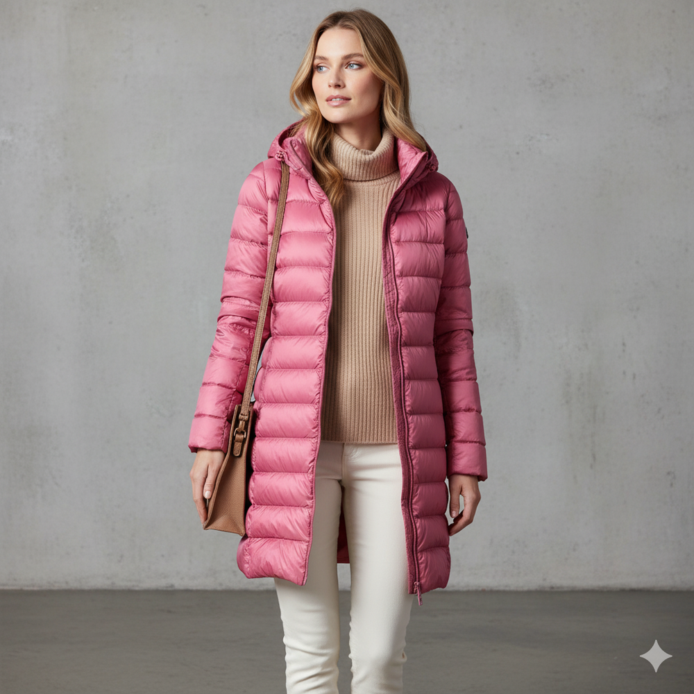 Damen Daunenjacke mit Kapuze | Leicht & Warm | Winter