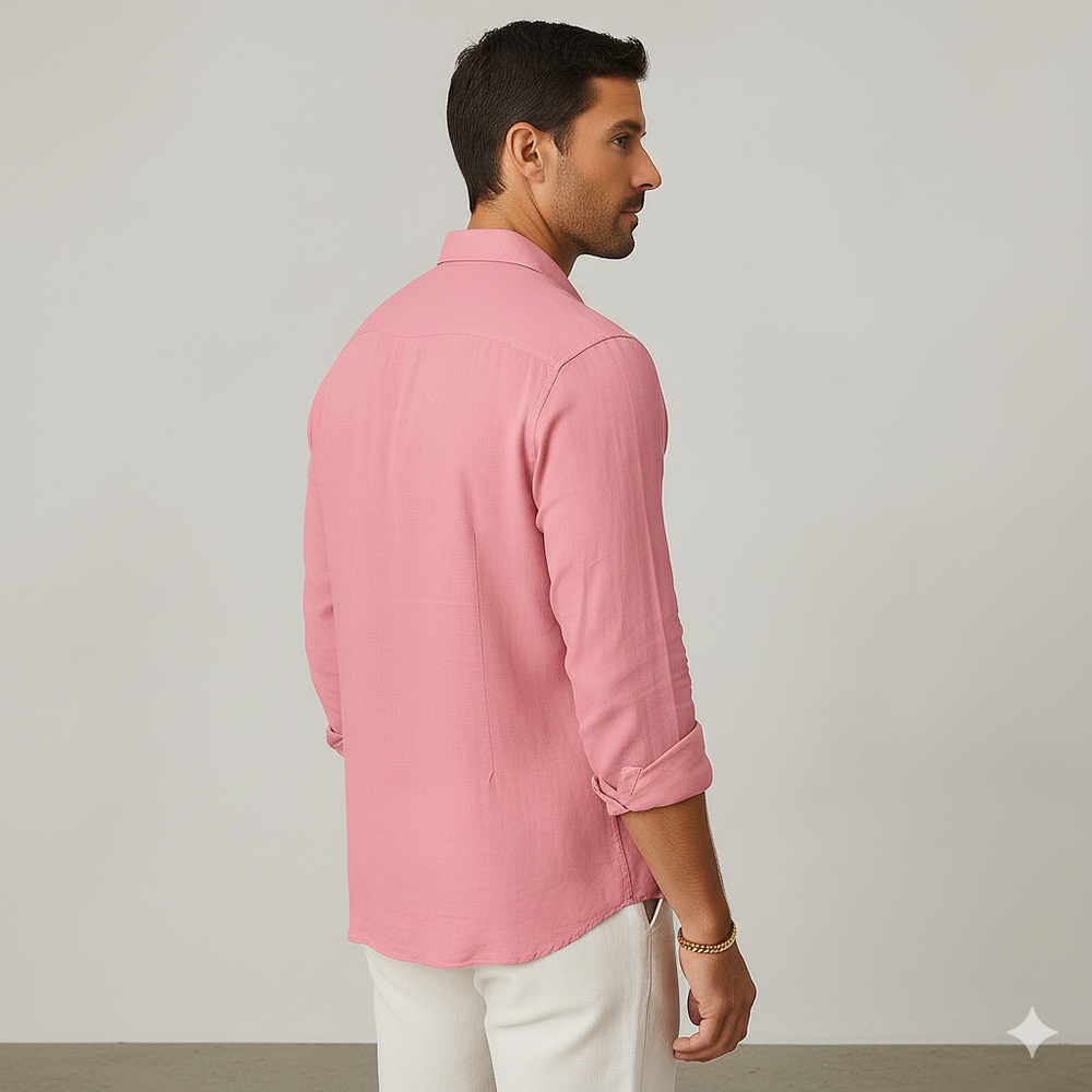 Herren Leinenhemd | Atmungsaktiv & Lässig für Herbst & Freizeit