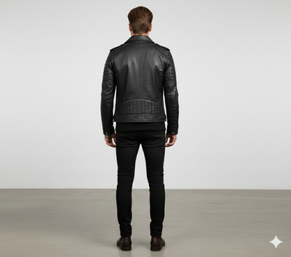 Herren Bikerjacke aus Veganleder | Modern & Casual