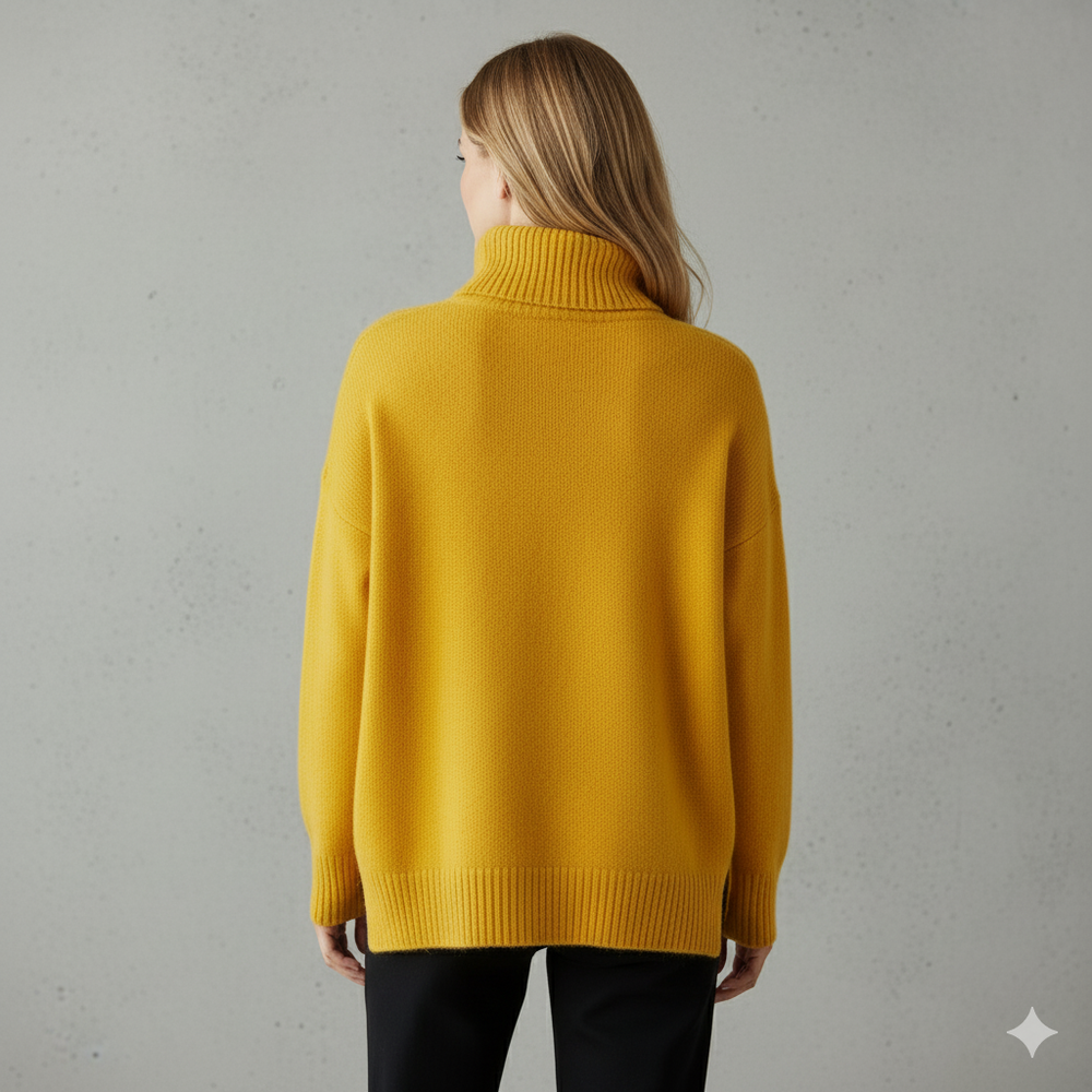 Kuscheliger Damenpullover mit Rollkragen | Warm für Herbst/Winter