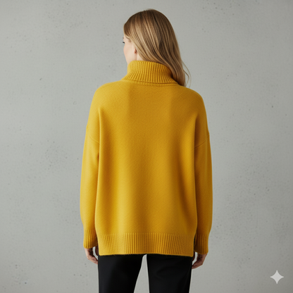Kuscheliger Damenpullover mit Rollkragen | Warm für Herbst/Winter