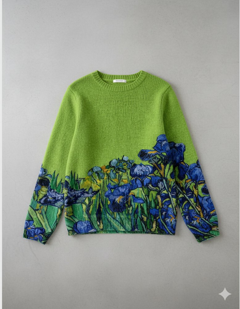 Damen Strickpullover mit Rundhals | Winter | Norweger-Muster