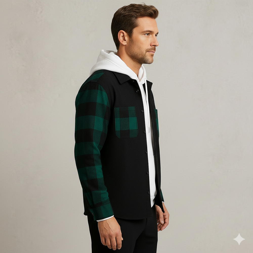 Herren Kariertes Freizeithemd | Leicht & Atmungsaktiv Herbst