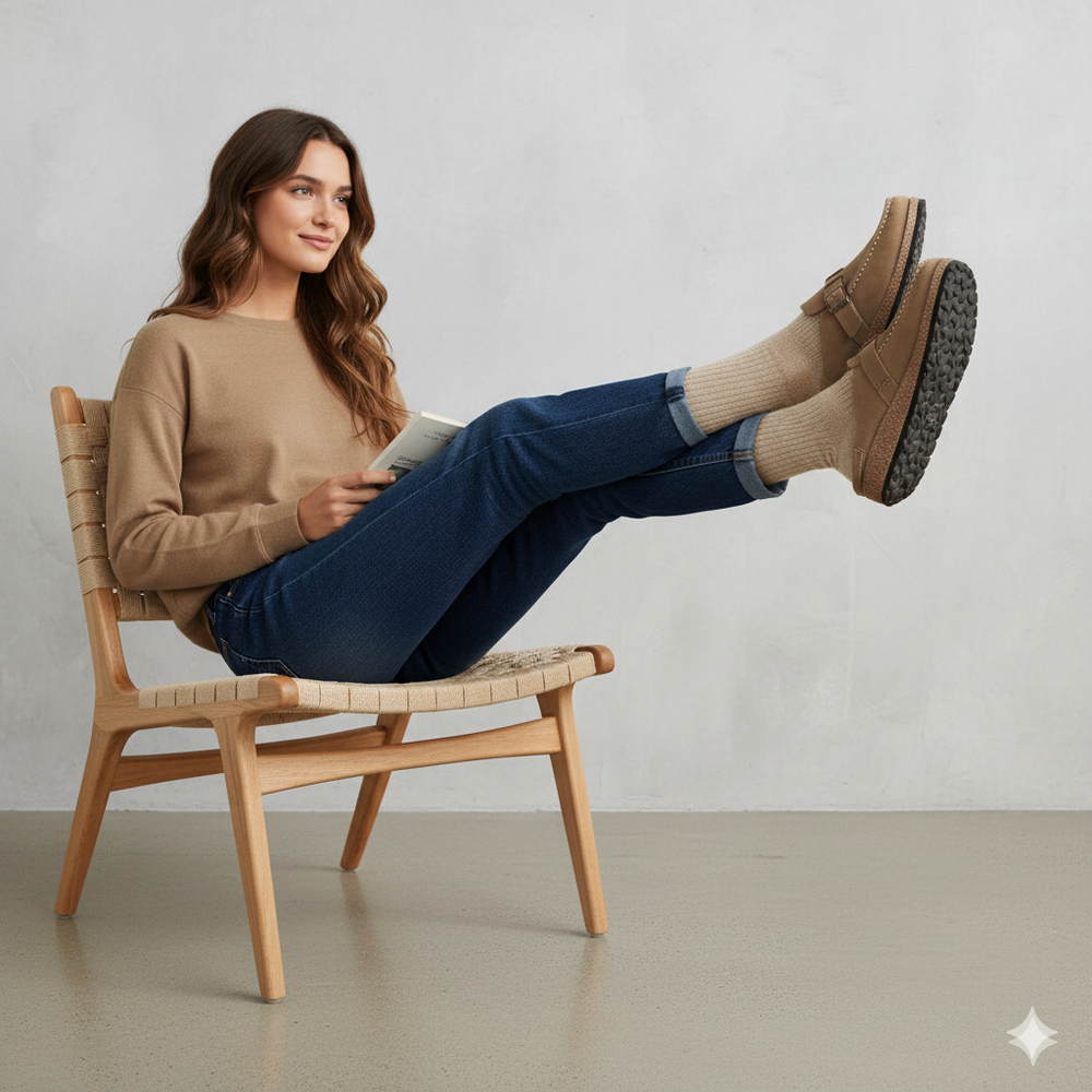 Bequeme Damen Clogs | Ergonomisches Fußbett & Rutschfeste Sohle