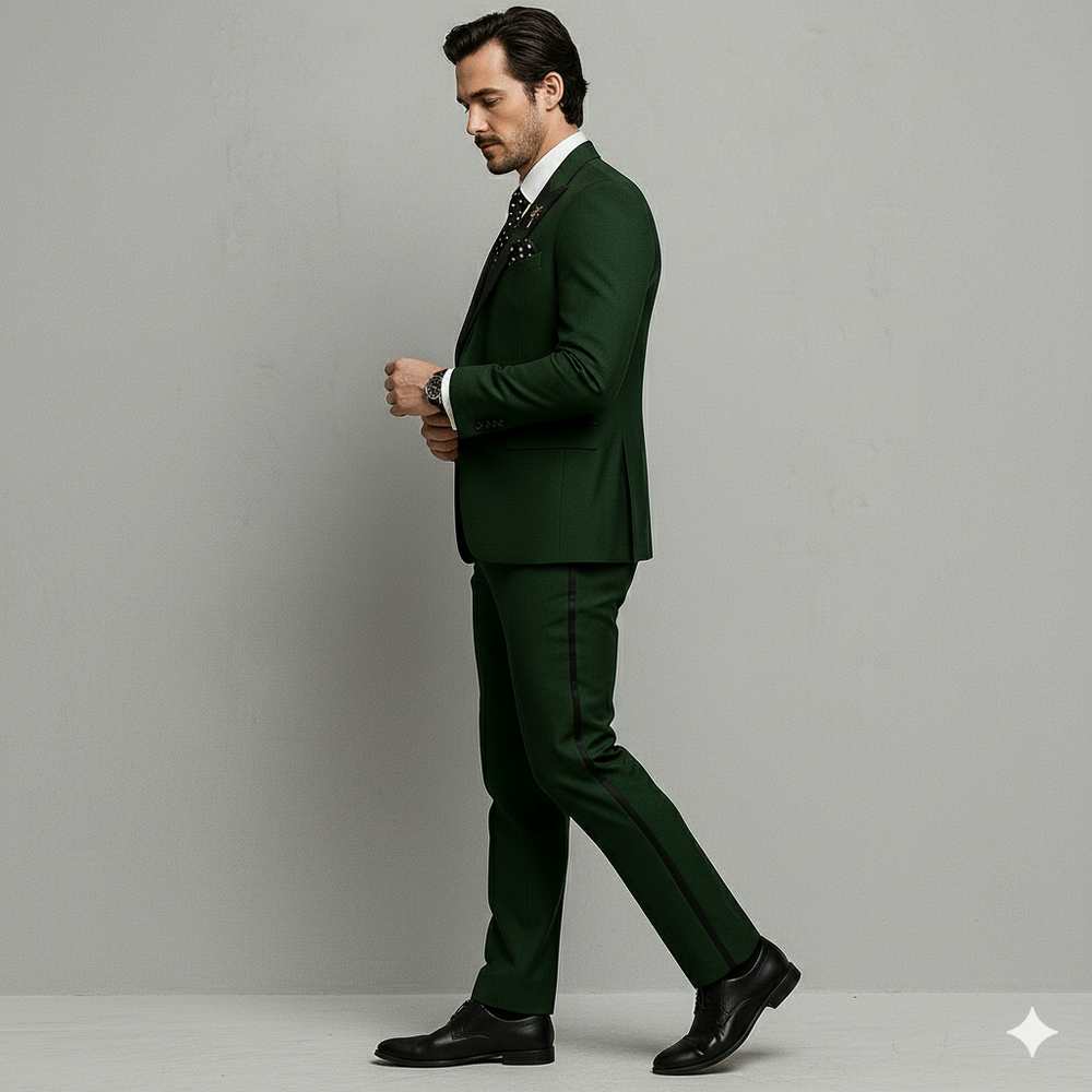 Herren 3-teiliger Anzug Slim Fit | Business Hochzeit Smoking