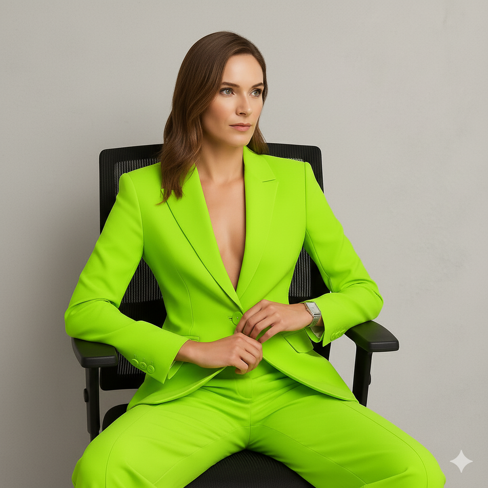 Elegantes Damen Anzugset | Blazer & Hose | Slim Fit Business
