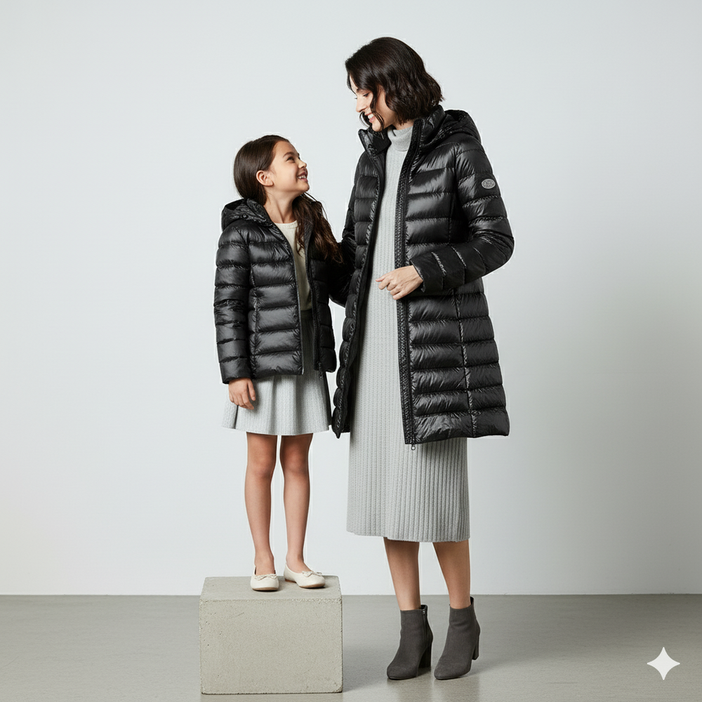 Damen Daunenjacke mit Kapuze | Leicht & Warm | Winter