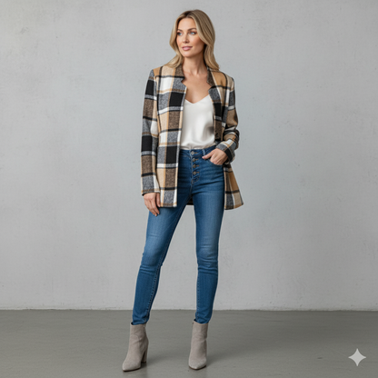 Damen Strickmantel mit offener Front | Modern & Bequem