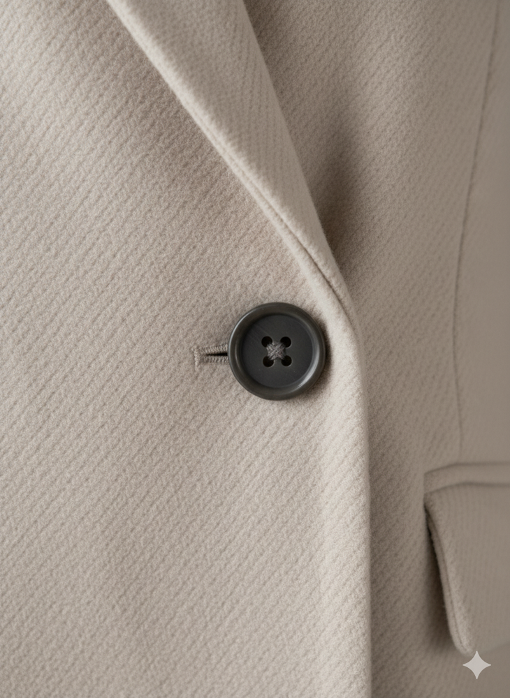 Damen Mantel mit Reverskragen | Doppelreihig & Elegant | Herbst/Winter